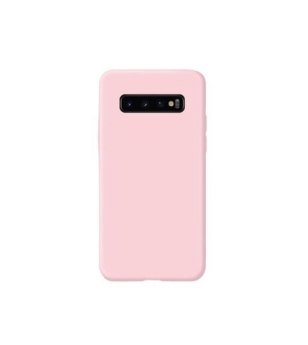 Husa protectie Vafy compatibila cu Samsung Galaxy S10 Liquid Silicone Case Roz