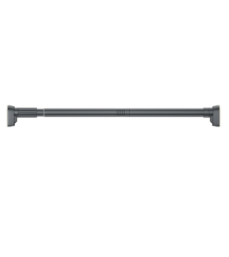 Bara Telescopica Multifunctionala, Flippy, din Otel Inoxidabil si ABS, Utilizare Universala, Extensie 220 - 240 cm, Fara Perforare Perete, Gri