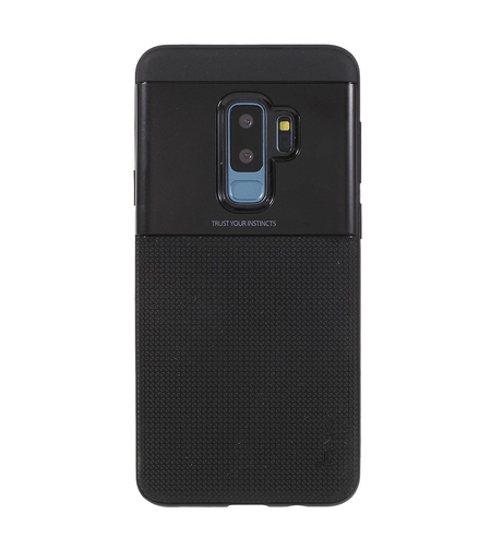 Husa Samsung Galaxy S9 Ipaky Elegant Grid Design TPU Hybrid Negru