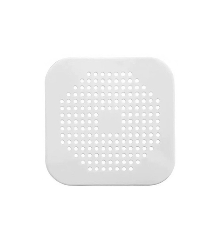Filtru Chiuveta, Vafy, Anti-infundare, cu Ventuze, 14.5 x 14.5 cm, Flexibil, Alb