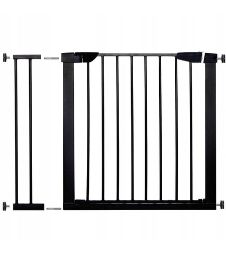 Poarta de siguranta Safety Gate pentru scari, ajustabila 89-96 cm, din otel, neagra