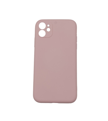 Husa protectie Vafy compatibila cu Apple iPhone 12 Liquid Silicone Case Roz