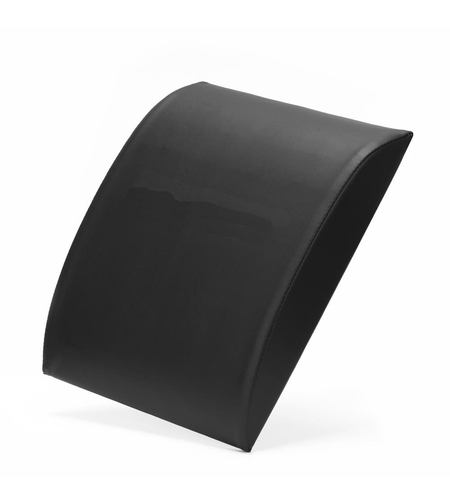Suport lombar fitness pentru abdomene, spuma si MDF, 38x30x8 cm, negru