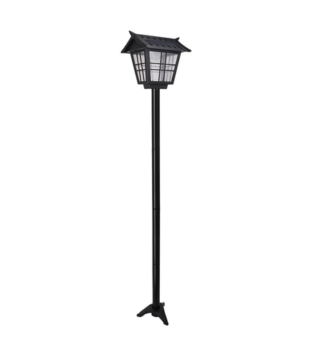 Lampa solara de tip stalp pentru gradina, Flippy, Alb Rece
