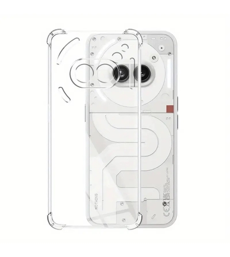 Husa de Protectie, Vafy, Compatibila cu Nothing Phone 2A, TPU Antisoc, Protectie Colturi, 1.5 mm Transparent