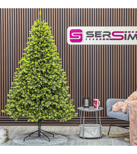 Brad artificial Christmas Deluxe by Sersimo, Polar Spring Select, integral 3D, 210 cm