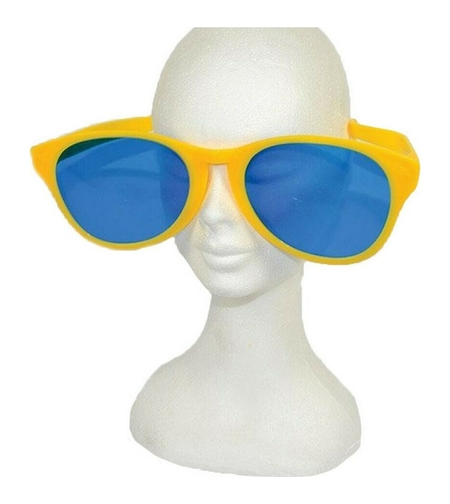 Ochelari Deghizare, Flippy, Marime Exagerata, din Plastic, 26 x 9 cm, Galben