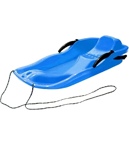 Sanie, Flippy, din Plastic, +3 Ani, 87 x 40 x 17.5 cm, cu Frana si Franghie, pentru Adulti si Copii, Albastru