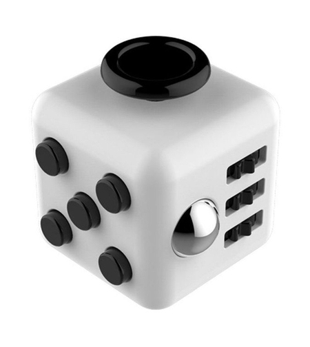 Jucarie Antistres Fidget Cub Alb/Negru