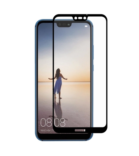 Folie Sticla Flippy® compatibila cu Huawei Ascend P20 Lite 111D Negru