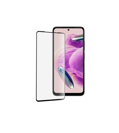 Folie Sticla Securizata, Vafy, Pentru Xiaomi Redmi note 12 Pro, Full Glue, Margini Negre, Transparent