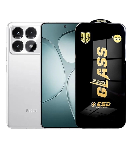 Folie de Protectie pentru Xiaomi Redmi K70 Ultra, Vafy, Sticla Securizata ESD, Margini Negre, Rezistenta la Zgirieturi, Antistatica, 0.35 mm, Transparenta