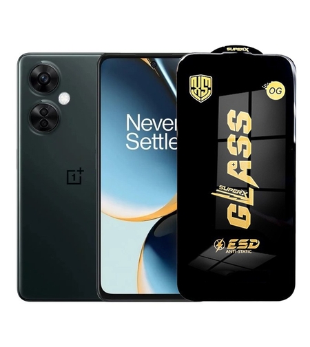 Folie de Protectie pentru OnePlus Nord CE3, Vafy, Sticla Securizata ESD, Margini Negre, Rezistenta la Zgirieturi, Antistatica, 0.35 mm, Transparenta