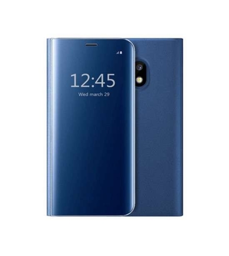 Husa Samsung S10 Plus Flip Cover Oglinda Albastru