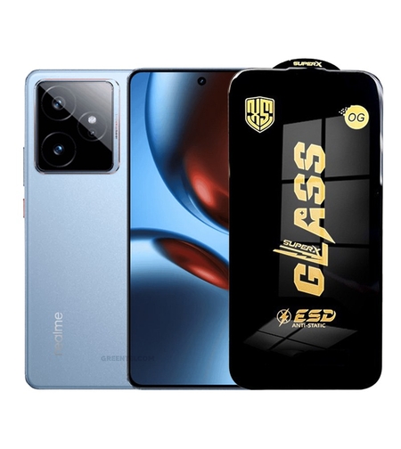 Folie de Protectie pentru Realme GT7, Vafy, Sticla Securizata ESD, Margini Negre, Rezistenta la Zgirieturi, Antistatica, 0.35 mm, Transparenta