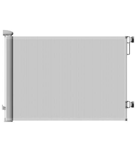 Bariera de siguranta pentru copii din material textil, reglabila, 78x150 cm, gri