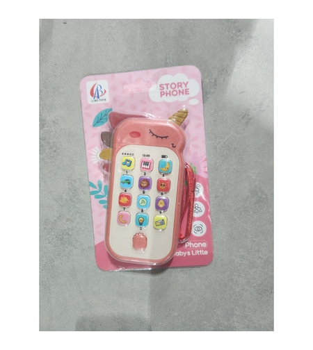 Jucarie Interactiva, Flippy, Telefon Inteligent, Model Unicorn, Functii Educative, Muzicale si Voce, 4-6 ani, 19 x 11.5 cm, din Plastic, Roz