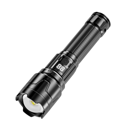 Lanternă Vafy P50 cu zoom telescopic, afișaj digital și ieșire magnetică Model 117