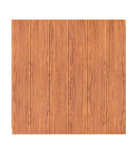 Set 10 Placi Tapet 3D, Flippy, 70 x 70 cm, Grosime 3 mm, din Rasina, Tip Placi de Lemn, Suprafata Acoperita 4.9 mp, Maro Roscat