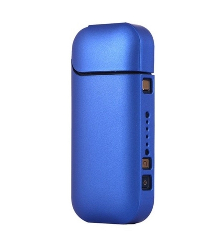 Husa Vafy pentru IQOS 2.4 Plus, Capac de Protectie, Anti Soc si Zgarieturi, Full Body, din Plastic, 11.5 x 5 x 2.3 cm, Albastru
