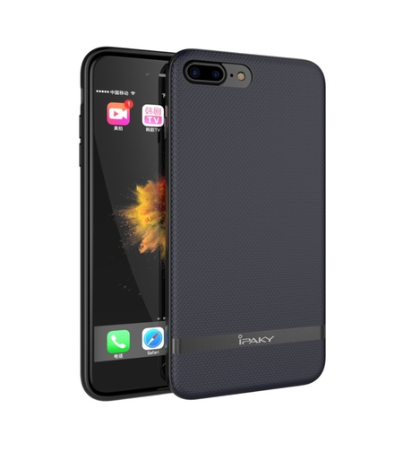 Husa Apple iPhone 7 Ipaky Rubber Coating Negru