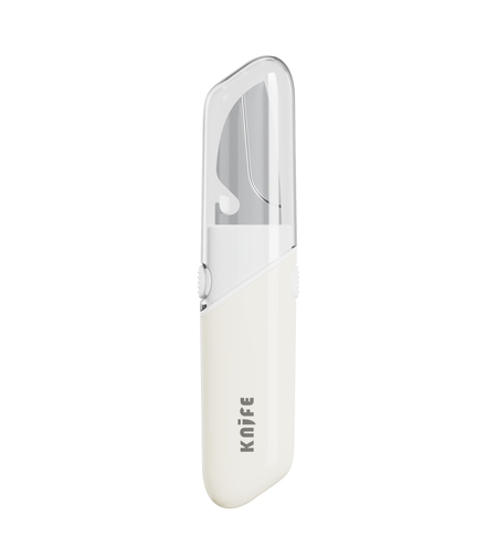 Cutit de Fructe Multifunctional, Flippy, Razatoare, Curatator Fructe-Legume, Deschizator de Sticle, 18.1x3.8x2cm, Alb