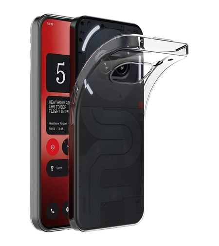 Husa de Protectie, Vafy, Compatibil cu Nothing Phone 2A, Silicon TPU, Protectie camere, Transparent