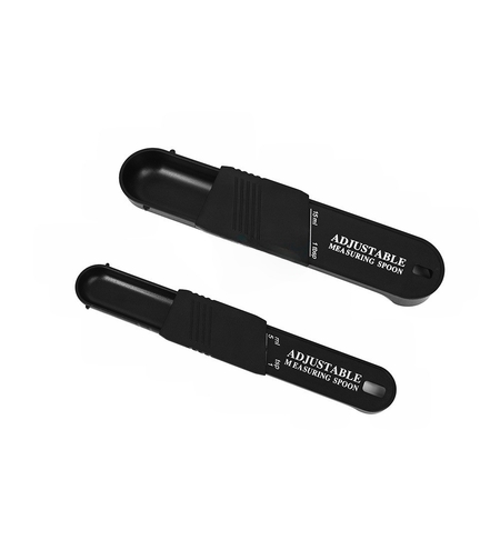 Set doua linguri masurare ajustabile Flippy, material ABS, 16x3.5x1.6 cm, negru