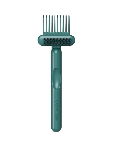 Perie pentru Curatarea Parului, Flippy, din Plastic, 16 x 5 cm, Verde