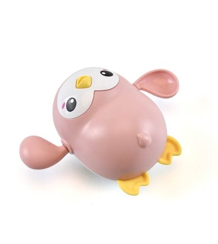 Jucarii de baie pentru copii, Flippy, pinguinul roz