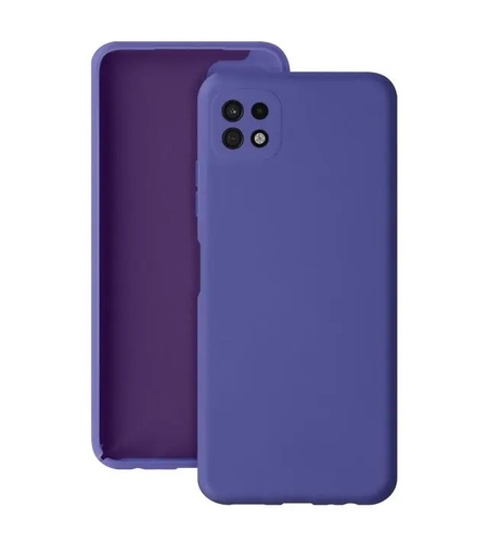 Husa protectie Vafy pentru Samsung A22 5G Liquid Silicone Mov