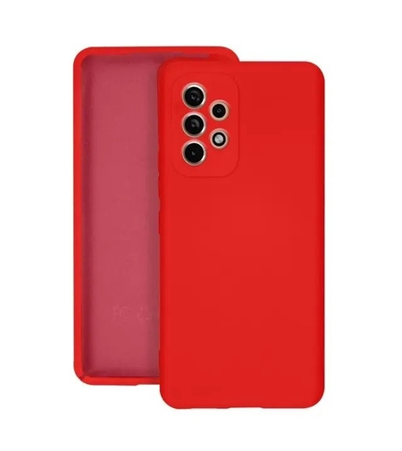 Husa protectie Vafy pentru Samsung A53 5G Liquid Silicone Rosu