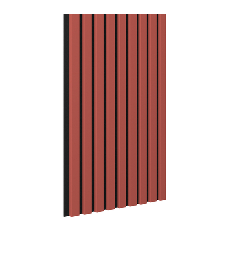 Riflaj MDF decorativ LDA PREMIUM de tip Panou Acustic, Coral, 260x40 cm