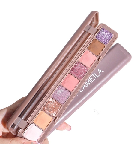Paleta Farduri Flippy, 9 Culori, Farduri Mate si Sidefate, Rezistenta la Apa, Oglinda, 10 g, 9 x 3 x 2 cm, Valabilitate 3 Ani, Multicolor