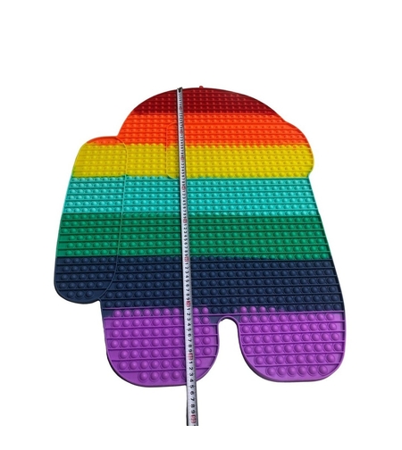 Jucarie antistres din silicon, Flippy®, Pop It Now and Flip It, Among Us, 85 cm