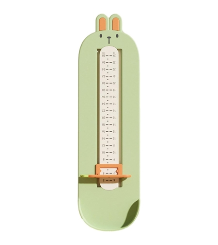 Dispozitiv de Masurat Talpa Piciorului pentru Bebelusi, Vafy, 6-24, Model Iepuras, Verde