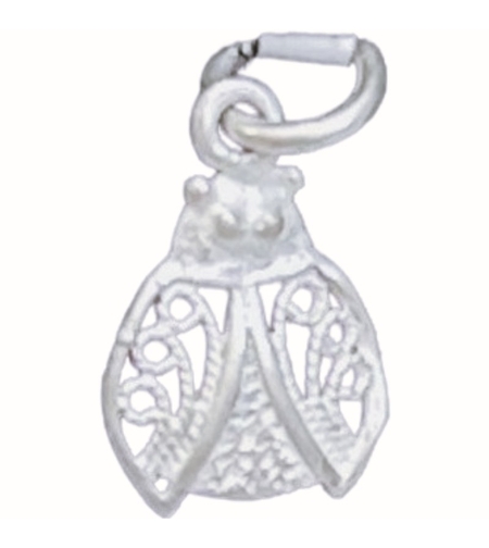 Pandantiv din Argint 925 Jolie Silver, Model Buburuza Filigran, 17 x 10 mm, 0.6 g