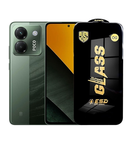 Folie de Protectie pentru Xiaomi Poco M7 Pro, Vafy, Sticla Securizata ESD, Margini Negre, Rezistenta la Zgirieturi, Antistatica, 0.35 mm, Transparenta