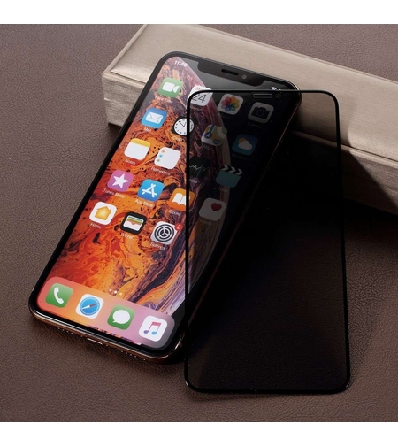 Folie Sticla Huawei P40 Lite Full Glue Privacy Negru