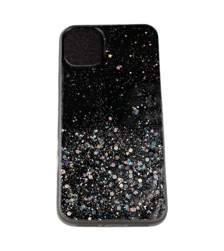 Husa de protectie pentru de protectie pentru Apple iPhone SE 2020 Luxury Glitter Stelute Negru