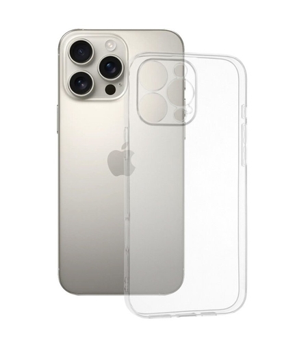 Husa de Protectie, Vafy, pentru Apple iPhone 16 Pro, TPU Protect Plus, cu Dust Plug, Transparent