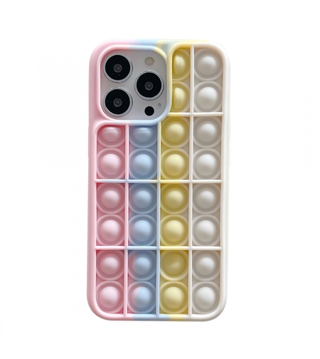 Husa de protectie Flippy Pop It compatibila cu Apple iPhone 13 Pro Max,Model 5,Multicolor