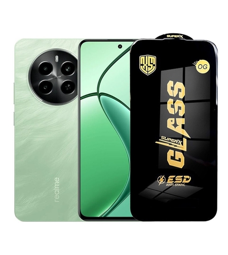 Folie de Protectie pentru Realme P1, Vafy, Sticla Securizata ESD, Margini Negre, Rezistenta la Zgirieturi, Antistatica, 0.35 mm, Transparenta
