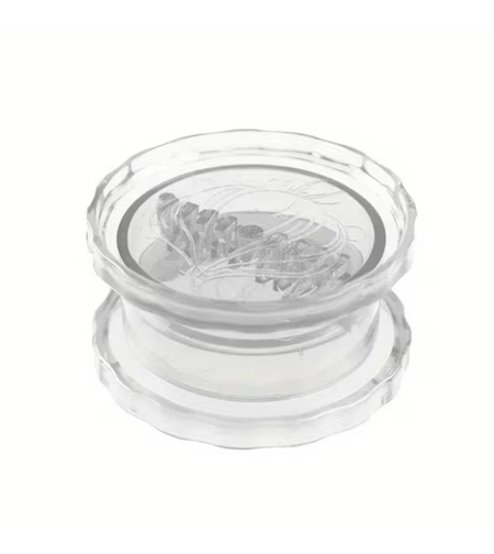 Zdrobitor de Usturoi, Vafy, Multifunctional, din Plastic, Prin Rasucire, 4 x 7.5 cm, Transparent