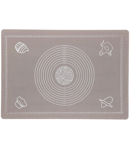 Plansa din silicon alimentar de framantat aluat, rezistenta la temperaturi ridicate, 65x45cm, gri