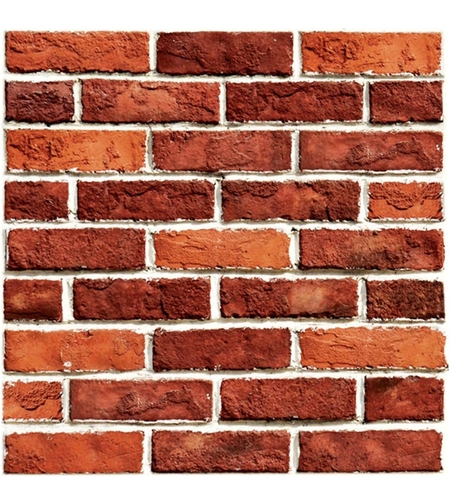 10 x Placi Tapet Autocolant 3D cu Imitatie de Caramida, pentru Perete Bucatarie Sufragerie, Usor de Curatat, Rezistent la Apa, Autoadeziv, 30x30 cm, Rosu