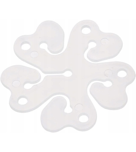 Suport pentru Baloane, Flippy, care Formeaza o Floare, cu Un Singur Strat, pentru 6 Baloane, 6x6cm, 2.7g