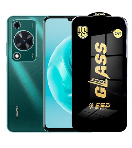 Folie de Sticla pentru Huawei Nova Y72, Vafy, Sticla Securizata ESD Antistatica, Super-X Privacy OG, cu Margini Negre, Rezistenta la Zgirieturi, 0.35 mm, Transparenta