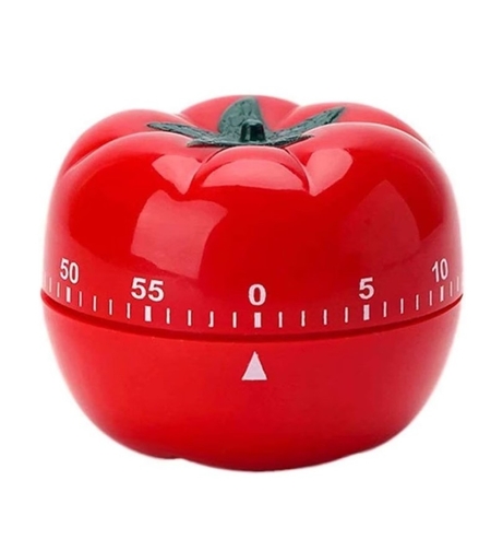 Cronometru mecanic de bucatarie Flippy, forma de rosie, 60 de minute, 6.3 x 4.5 cm, material ABS, rosu