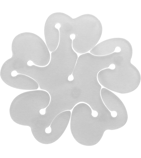 Suport pentru Baloane, Flippy, Care Formeaza o Floare, cu Doua Straturi, pentru 11 Baloane, 8x8cm, 4.6g